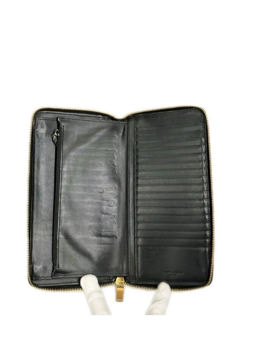Saint Laurent Zip Around Wallet